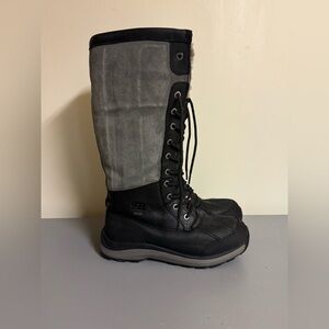 UGG Adirondack III Tall Boots 7.5 | Black Waterproof Shearling Winter Snow